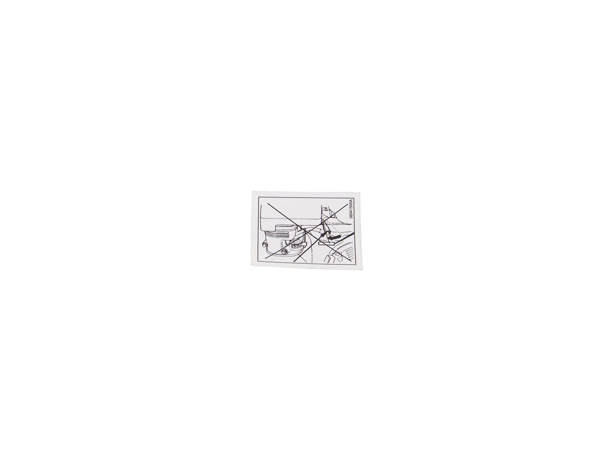 JLG Sticker 06041500 replacement part image