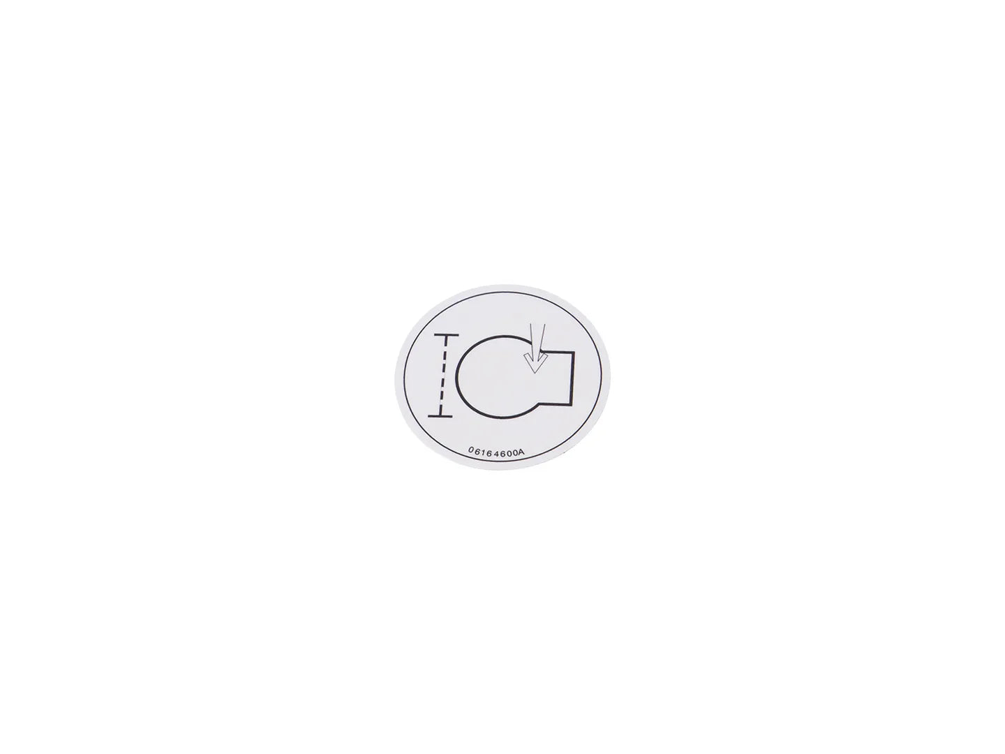 JLG Sticker 06164600 replacement part image