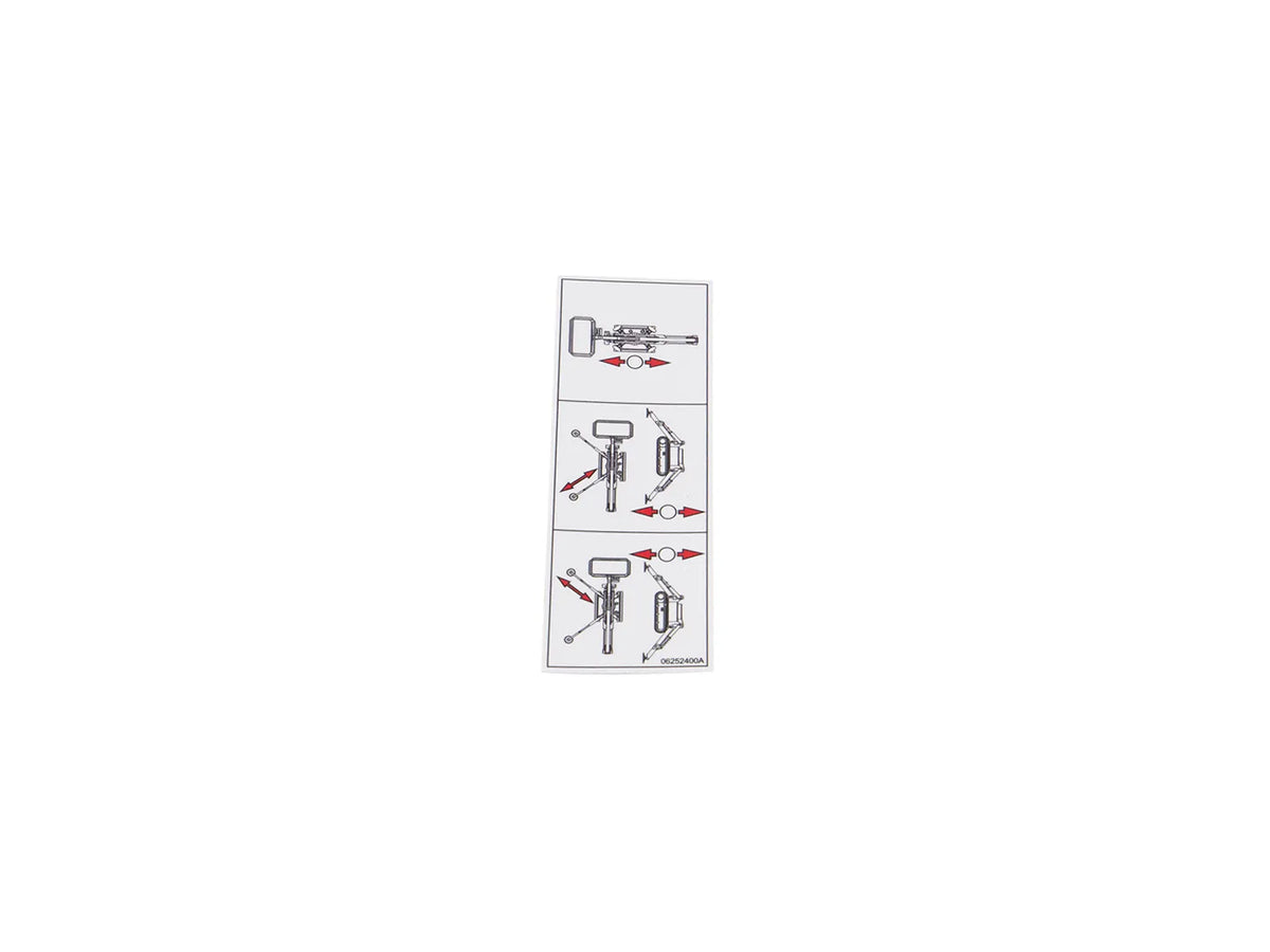 JLG Sticker 06252400 replacement part image