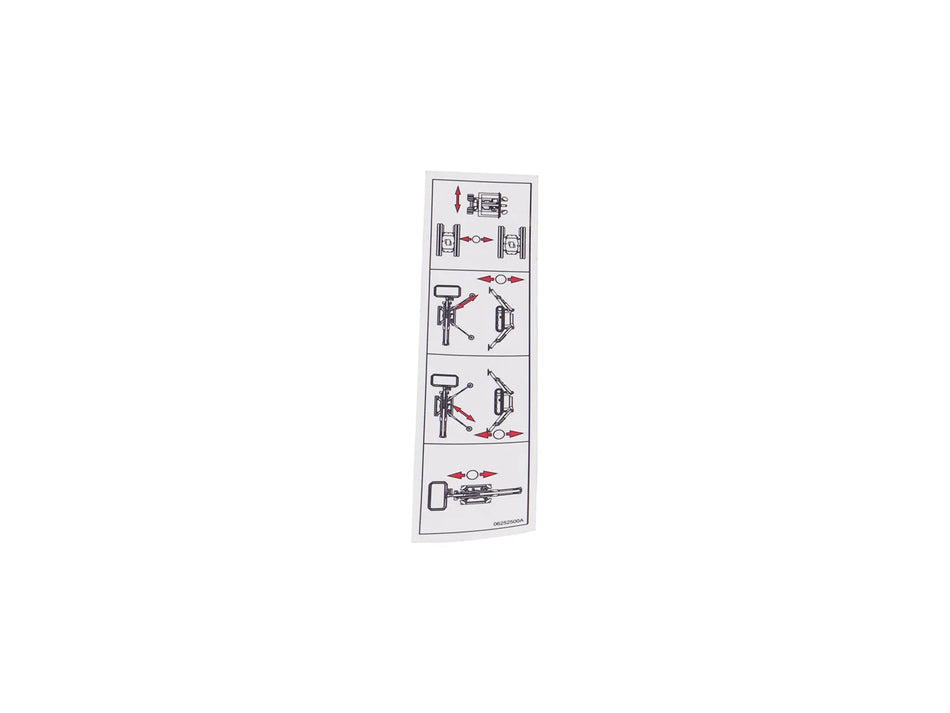 JLG Sticker 06252500 replacement part image