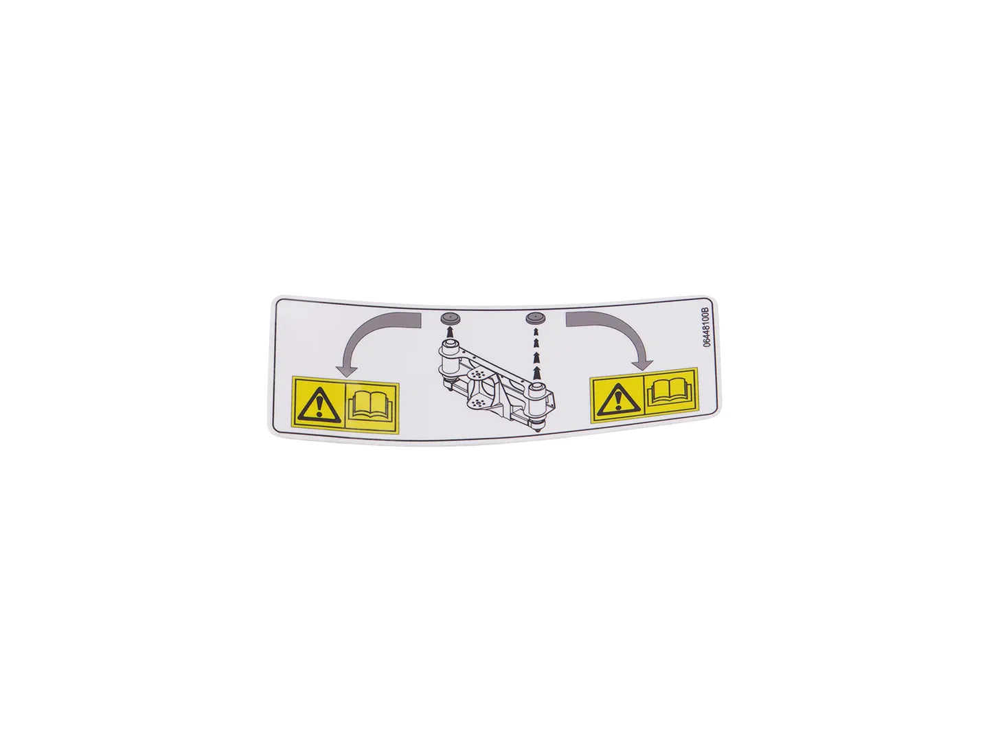 JLG Sticker 06448100 replacement part image