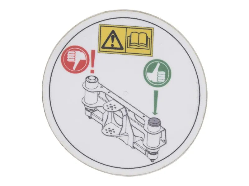 JLG Sticker 06448200 replacement part image