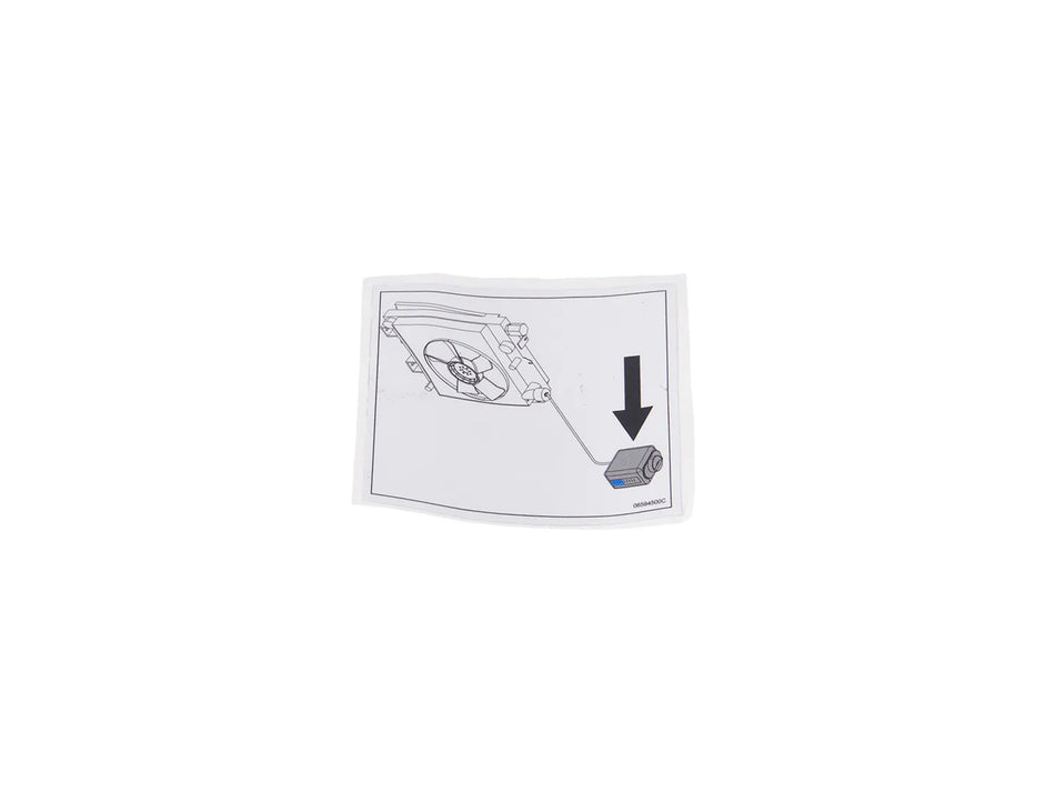 JLG Sticker 06594500 replacement part image