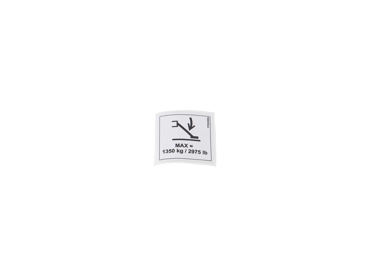 JLG Sticker 07042400 replacement part image