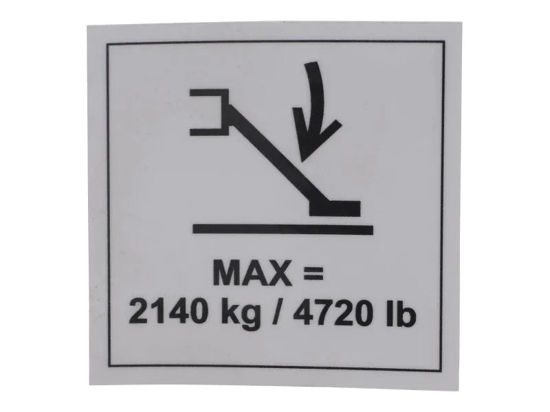 JLG Sticker 07043500 replacement part image