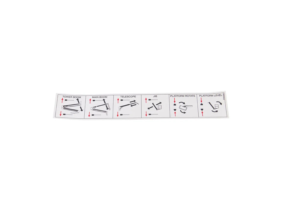 JLG Sticker 07045200 replacement part image