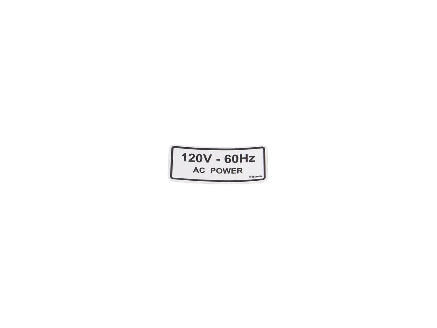 JLG Sticker 07056400 replacement part image