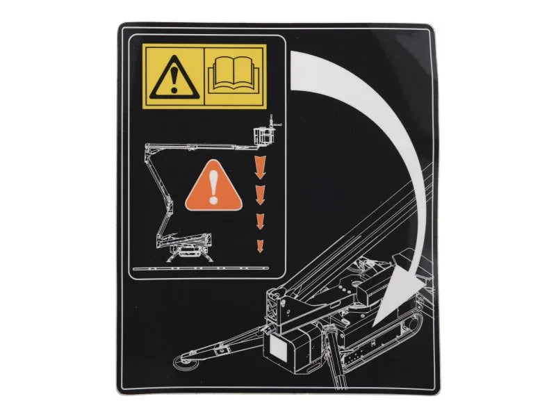 JLG Sticker 07056800 replacement part image