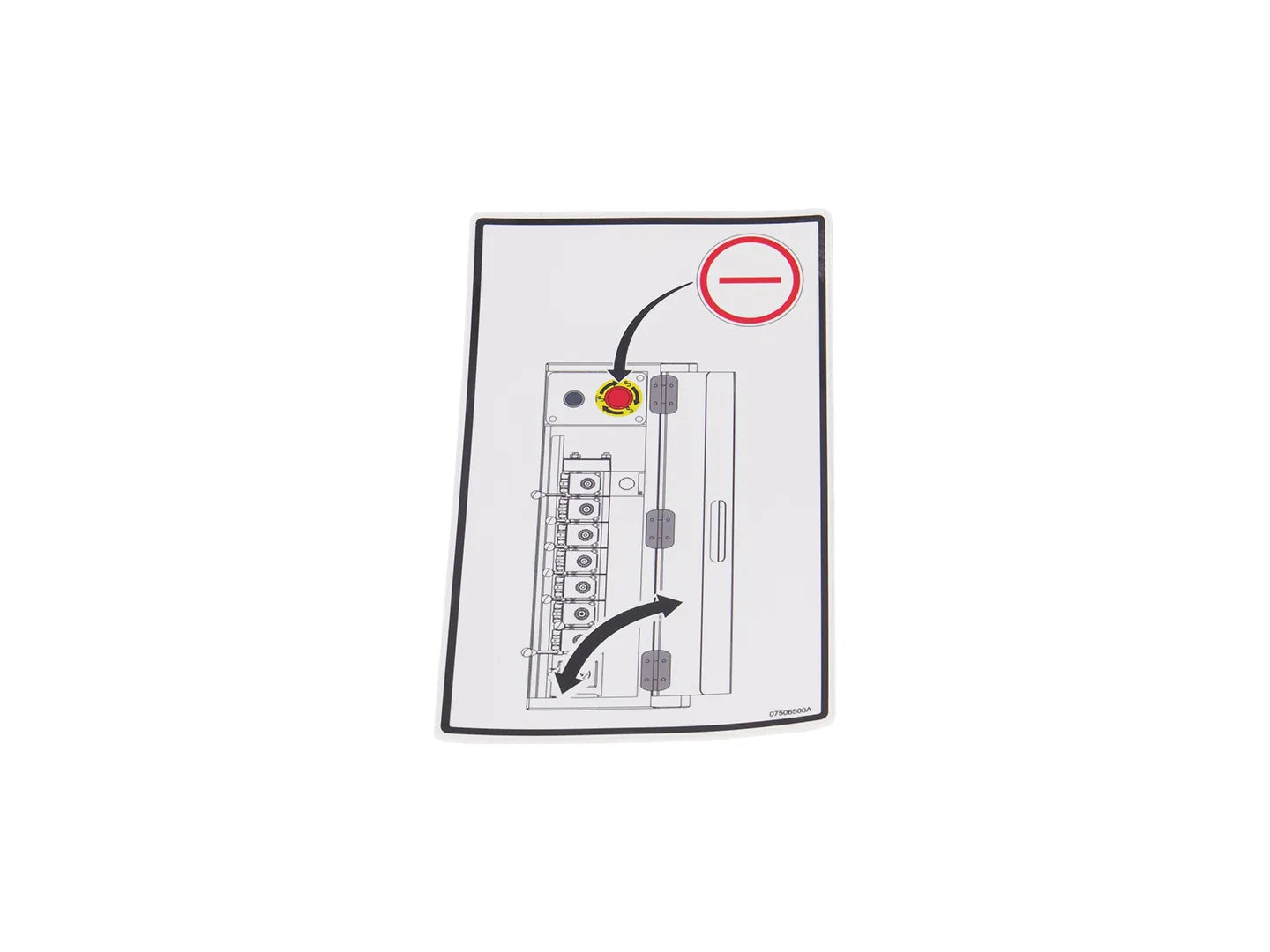 JLG Decal 07506500 replacement part image