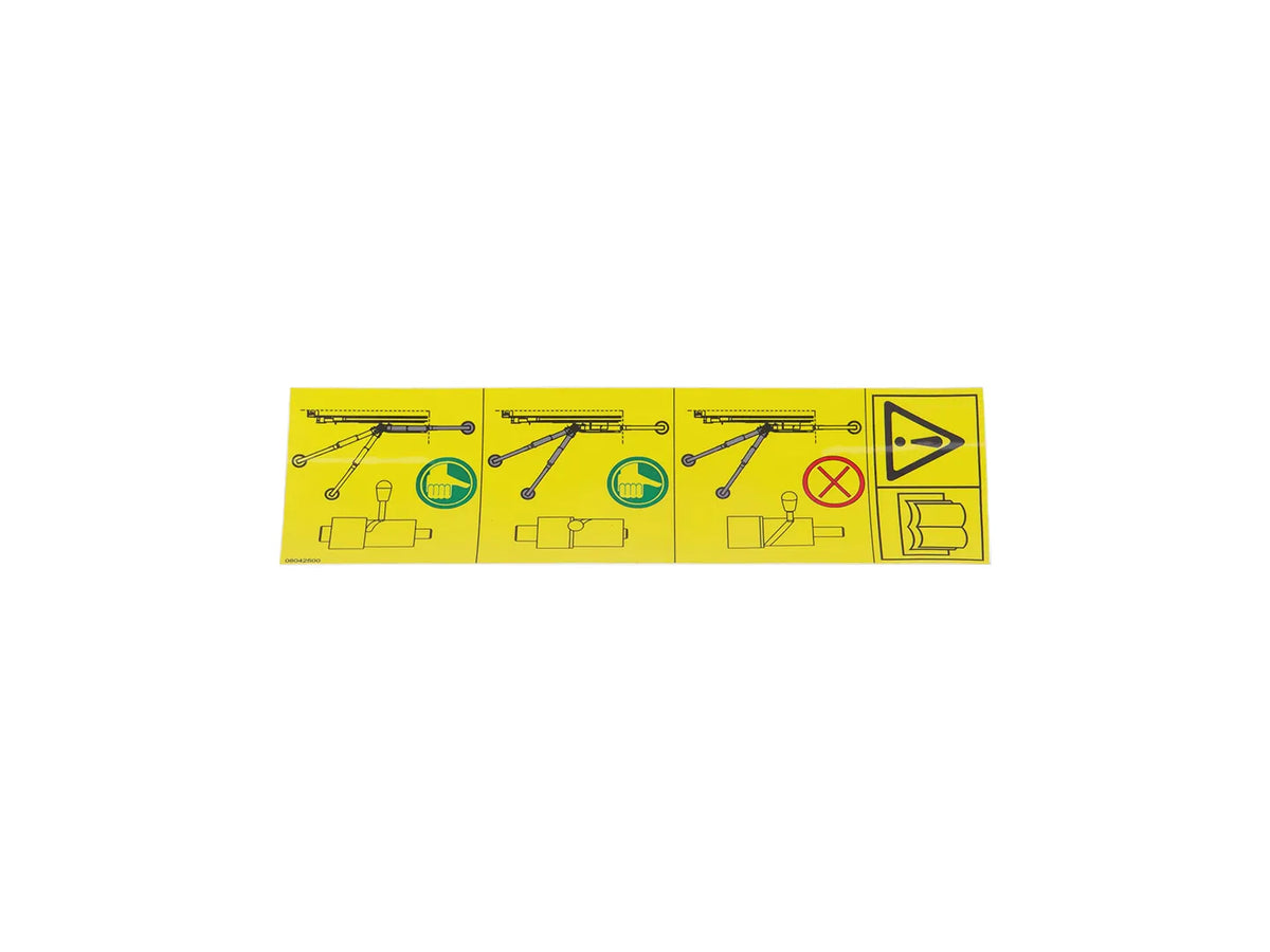 JLG Decalcontrol Stabilizers 08042500 replacement part image