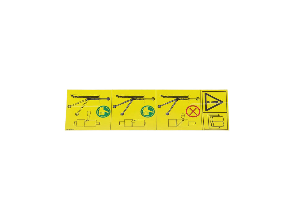 JLG Decalcontrol Stabilizers 08042500 replacement part image