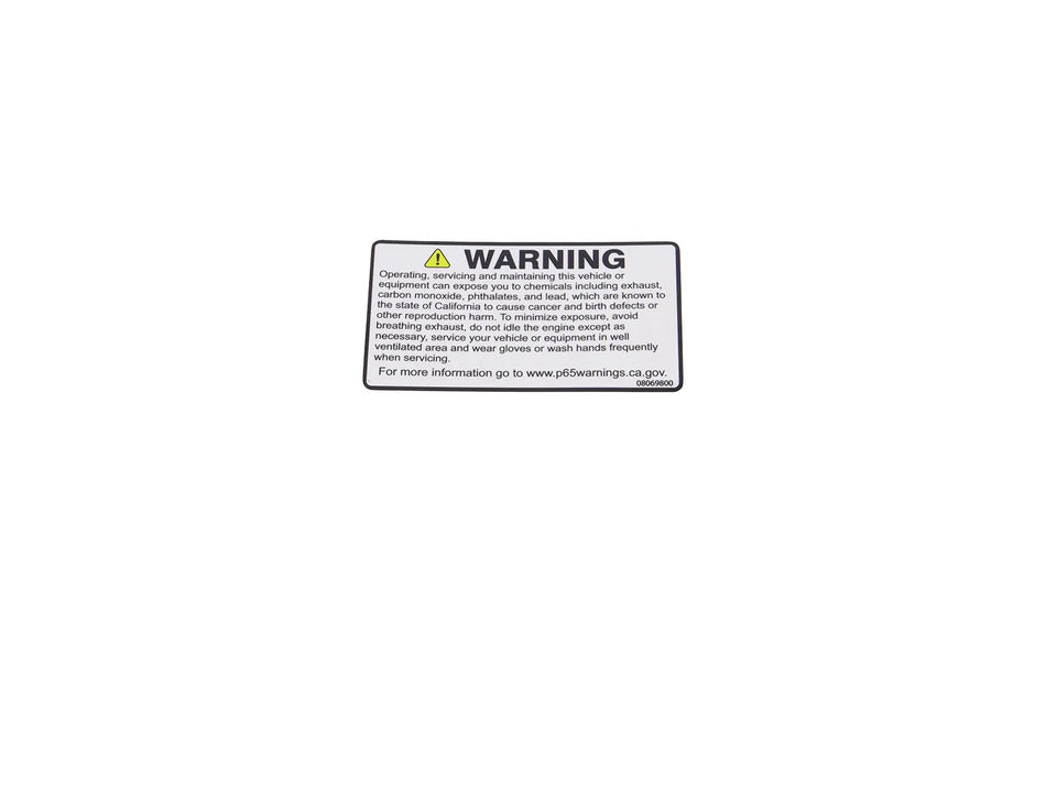 JLG Sticker 08069800 replacement part image