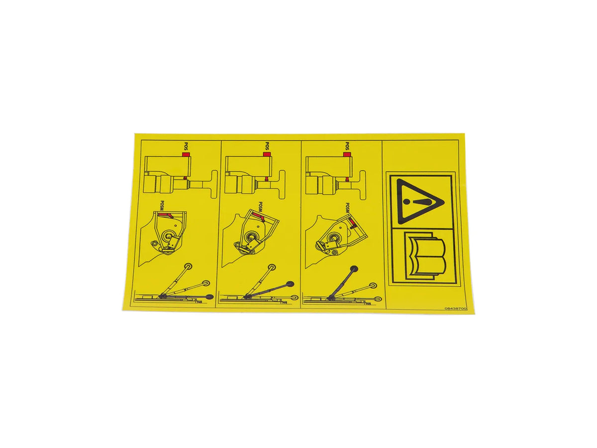 JLG Decaldecal 08438700 replacement part image