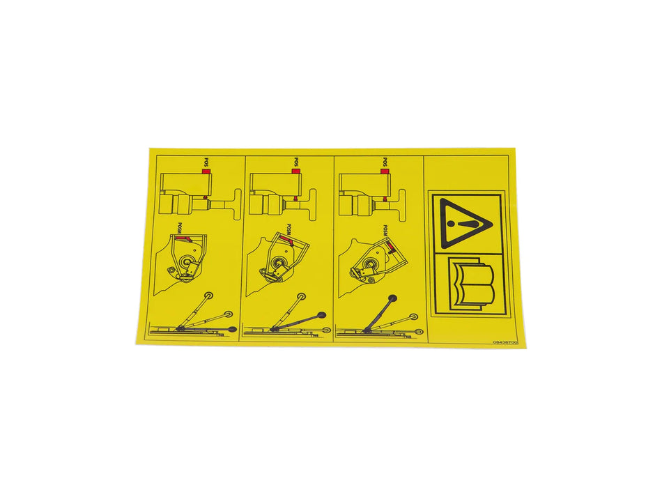 JLG Decaldecal 08438700 replacement part image