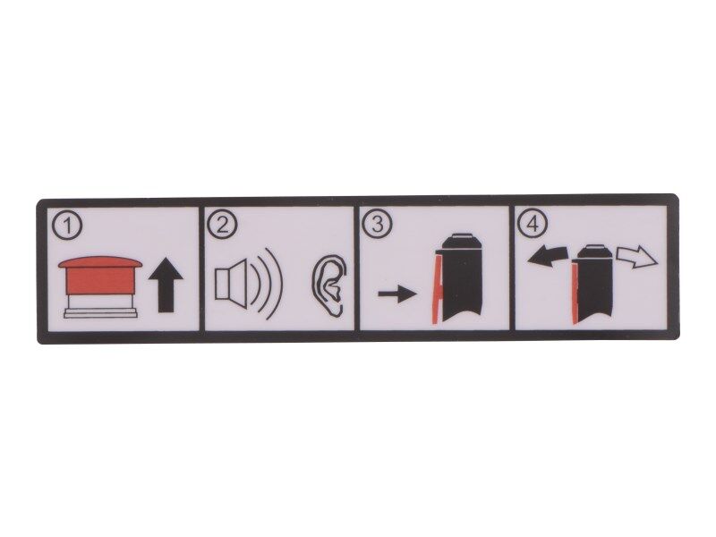 JLG Part # 1001092907 – Decal