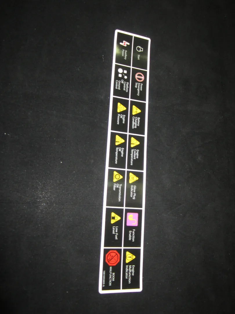 JLG Part # 1001095809 – Decal