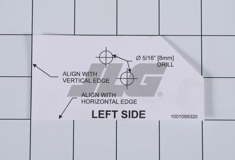 JLG Part # 1001099320 – Decal