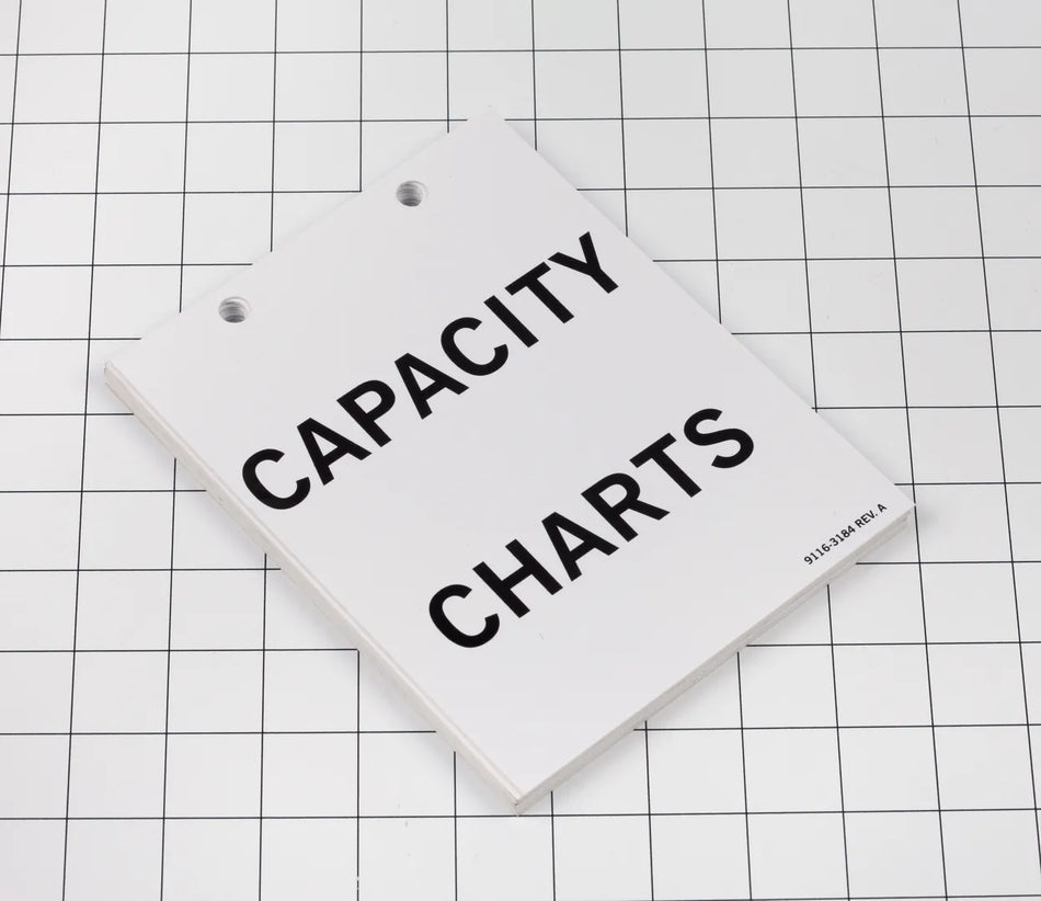 JLG Decalkit Load Chart 1001102721S replacement part image