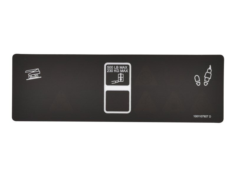 JLG Part # 1001107927 – Decal