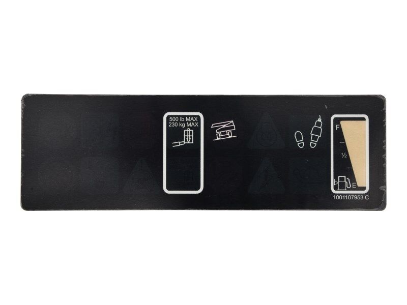 JLG Part # 1001107953 – Decal, Platform Display