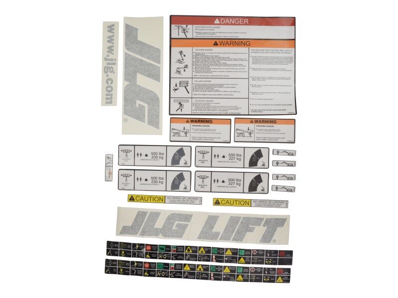 JLG Part # 1001108721 -  Kit, Platf.decal 800aj