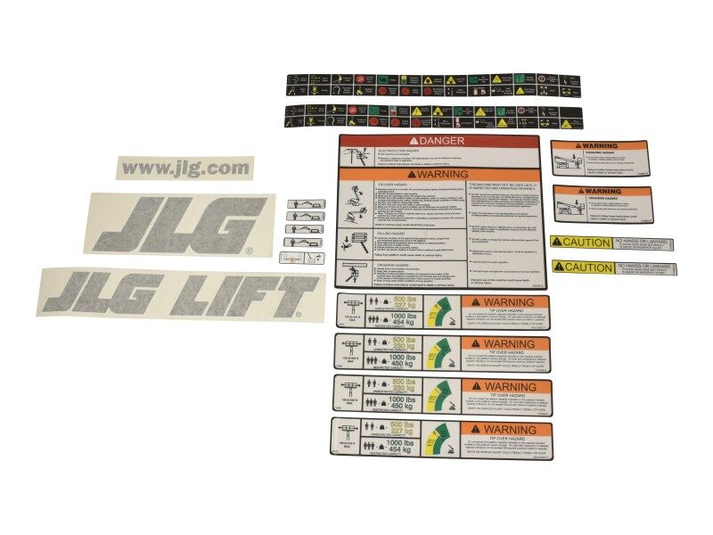 JLG Part # 1001108722 -  Kit, Platf.decals 800s