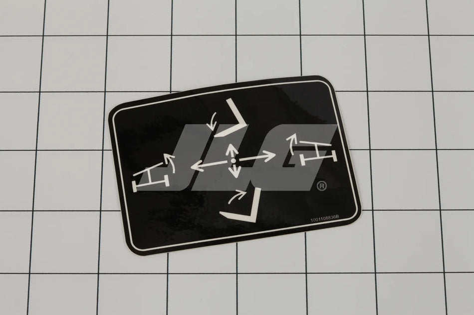 JLG Part # 1001108836 – Decal