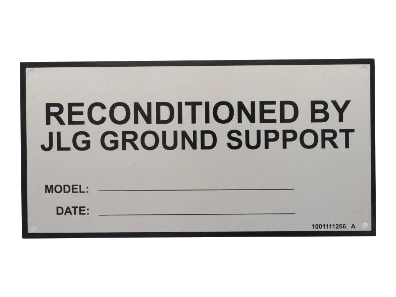 JLG Part # 1001111266 -  Decal