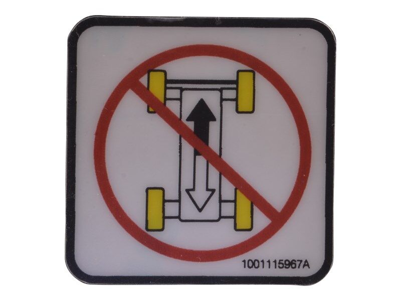 JLG Part # 1001115967 – Decal