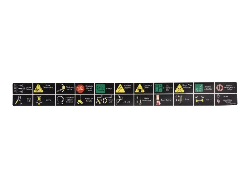JLG Part # 1001120010 – Decal