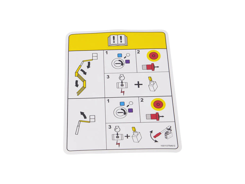 JLG Part # 1001127549 -  Decal