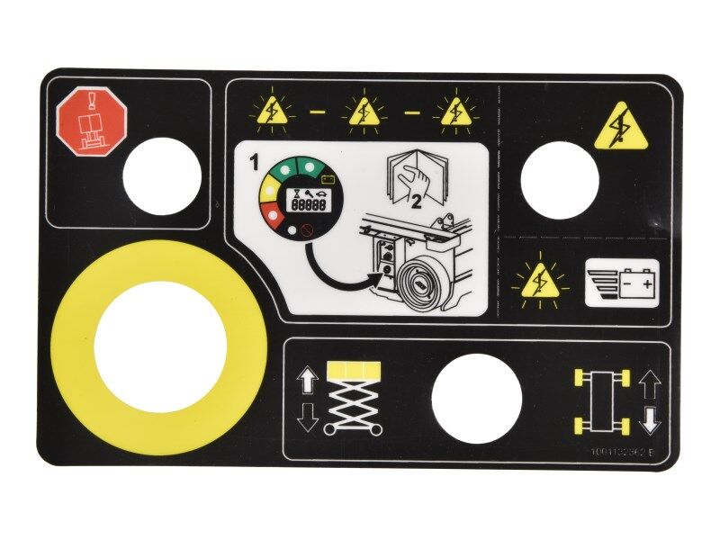 JLG Part # 1001132362 – Light Function Decal
