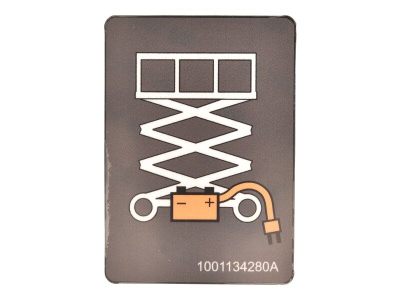JLG Part # 1001134280 -  Charger Label