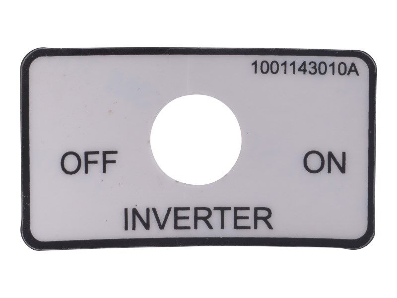 JLG Part # 1001143010 – Decal, On/Off Inverter