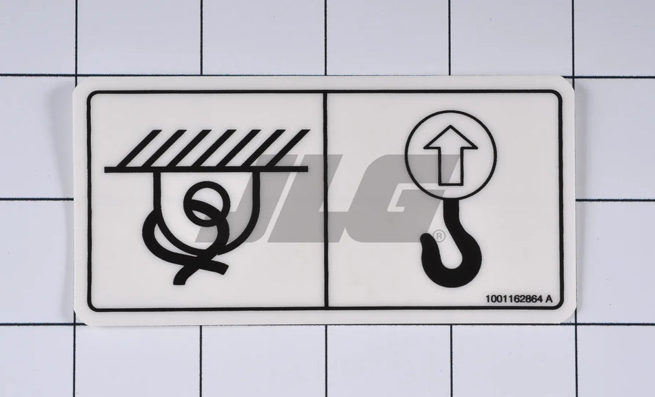 JLG Part # 1001162864 – Decal, Lift Point/Tie Down