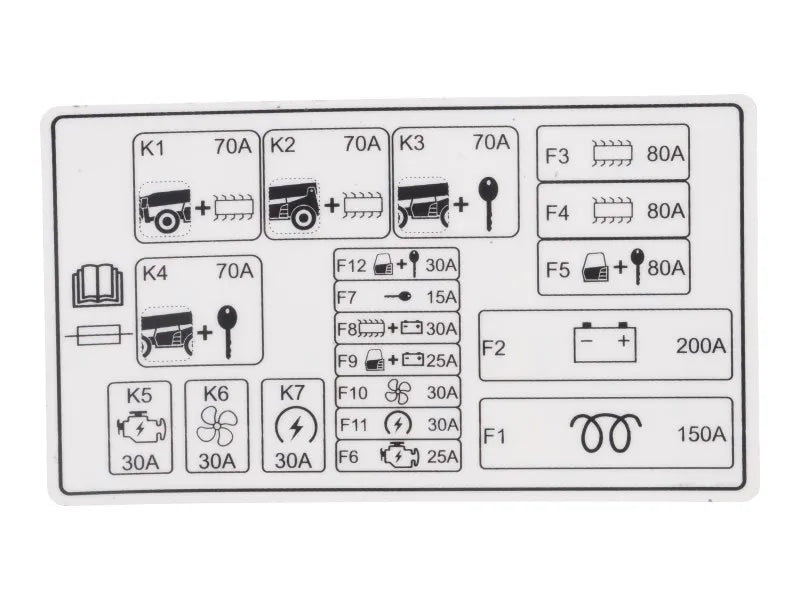 JLG Part # 1001191487 – Decal