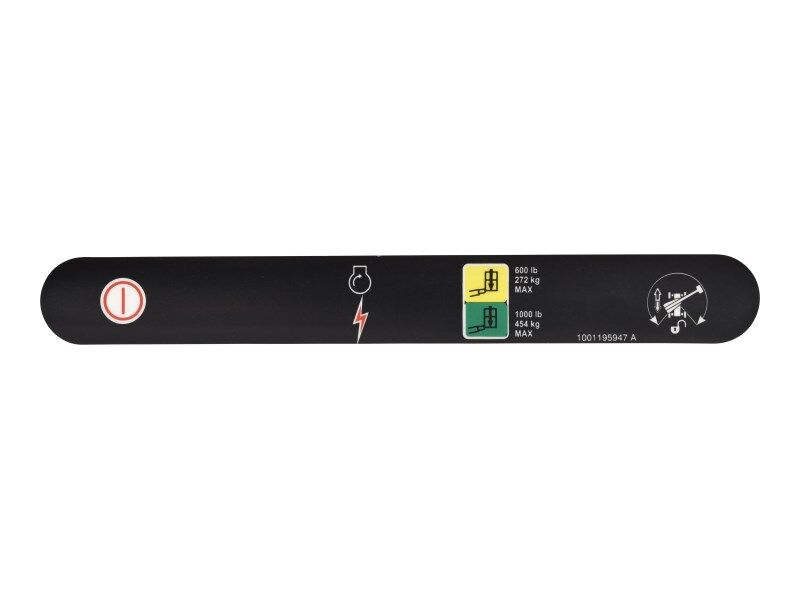 JLG Part # 1001195947 – Decal