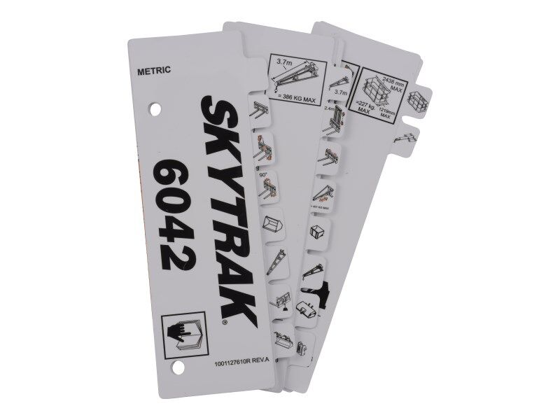 JLG Part # 1001199505 -  Load Booklet 6042 ISO