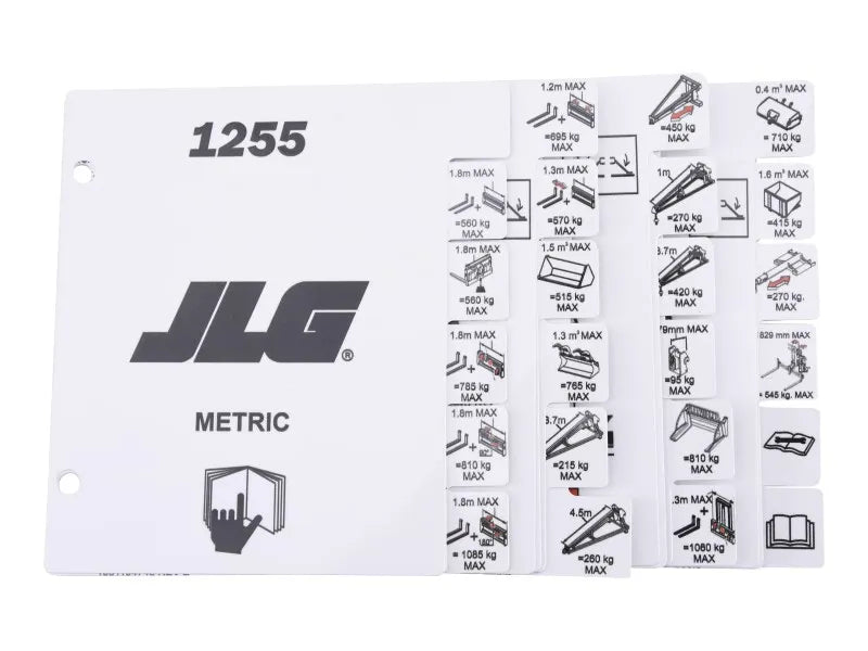 JLG Part # 1001212226 -  Load,booklet