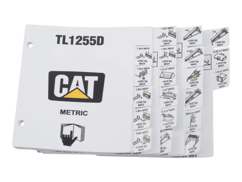 JLG Part # 1001212232 -  Load Booklet Tl1255d