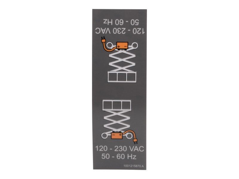 JLG Part # 1001215870 – Decal