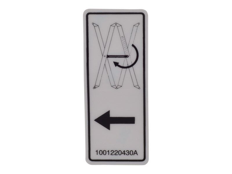 JLG Part # 1001220430 – Decal, Safety Propel