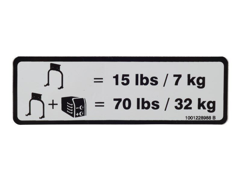 JLG Part # 1001228988 – Decal