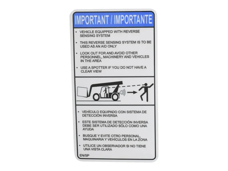 JLG Part # 1001237846 -  Decal
