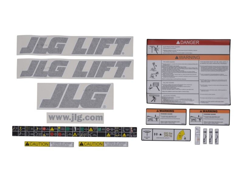 JLG Part # 1001241333 -  Platform Decal