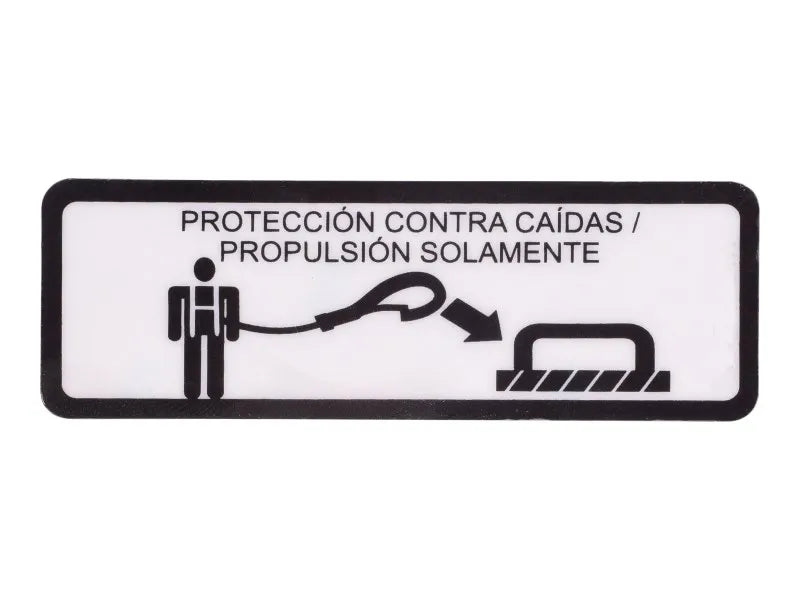 JLG Part # 1001241792 – Lanyard Attach Decal