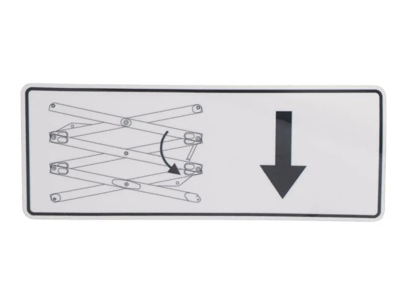 JLG Part # 1001256865 – Decal, Arm Propel