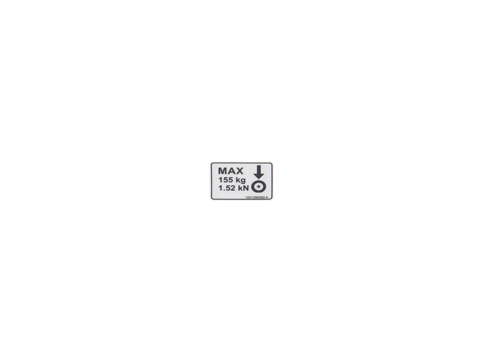 JLG Part # 1001269382 – Decal