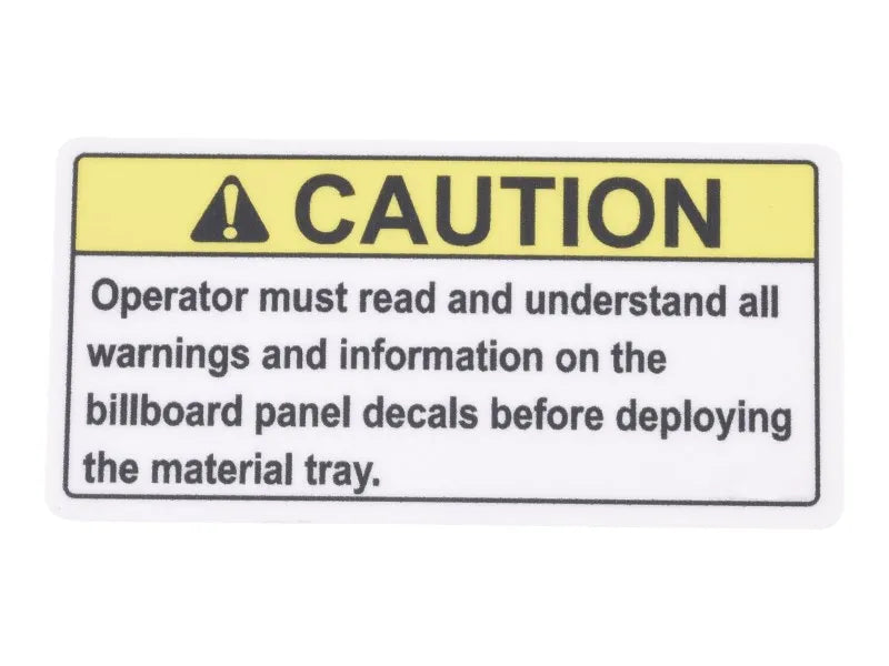 JLG Part # 1001270658 – Decal