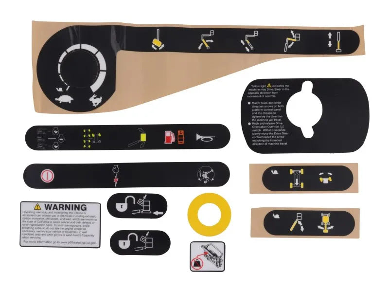 JLG Part # 1001272083 -  Console Box Decal